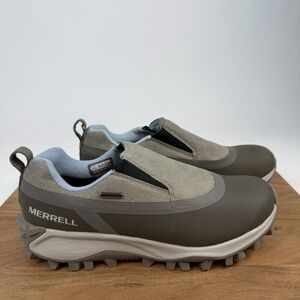 New NWOB Womens Merrell Thermo Snowdrift Moc Shell Waterproof Boots Size 9.5 M